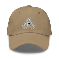 Classic Casual Ball Cap w/Triangle Logo - Embroidered (Various Colors)