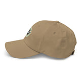 Classic Casual Ball Cap w/ Circle Logo - Embroidered (Various Colors)