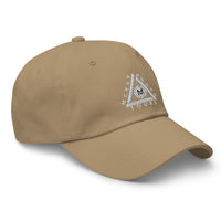 Classic Casual Ball Cap w/Triangle Logo - Embroidered (Various Colors)