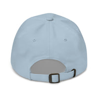 Classic Casual Ball Cap w/ Circle Logo - Embroidered (Various Colors)