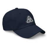 Classic Casual Ball Cap w/Triangle Logo - Embroidered (Various Colors)