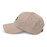 Classic Casual Ball Cap w/ Circle Logo - Embroidered (Various Colors)