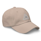 Classic Casual Ball Cap w/Triangle Logo - Embroidered (Various Colors)