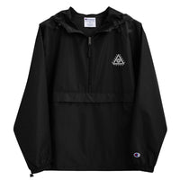 Embroidered Champion Packable Jacket w Triangle Logo