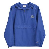 Embroidered Champion Packable Jacket w Triangle Logo