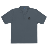 Men's Premium Polo - Embroidered w/ Triangle Logo