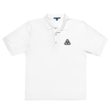 Men's Premium Polo - Embroidered w/ Triangle Logo