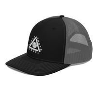 Trucker Cap w/ Triangle Logo - Embroidered (Various Colors)