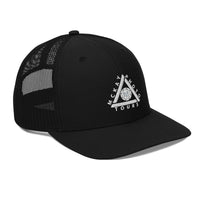 Trucker Cap w/ Triangle Logo - Embroidered (Various Colors)