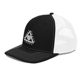 Trucker Cap w/ Triangle Logo - Embroidered (Various Colors)