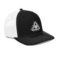 Trucker Cap w/ Triangle Logo - Embroidered (Various Colors)