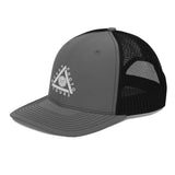 Trucker Cap w/ Triangle Logo - Embroidered (Various Colors)