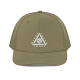 Trucker Cap w/ Triangle Logo - Embroidered (Various Colors)