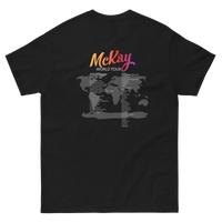 Unisex Classic Tee w/McKaylive Logo and World Tour (Various Colors)