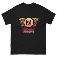 Unisex Classic Tee w/McKaylive Logo and World Tour (Various Colors)