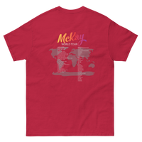 Unisex Classic Tee w/McKaylive Logo and World Tour (Various Colors)