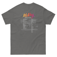 Unisex Classic Tee w/McKaylive Logo and World Tour (Various Colors)