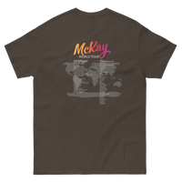 Unisex Classic Tee w/McKaylive Logo and World Tour (Various Colors)