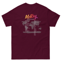 Unisex Classic Tee w/McKaylive Logo and World Tour (Various Colors)