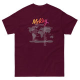 Unisex Classic Tee w/McKaylive Logo and World Tour (Various Colors)