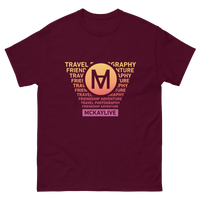 Unisex Classic Tee w/McKaylive Logo and World Tour (Various Colors)