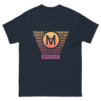 Unisex Classic Tee w/McKaylive Logo and World Tour (Various Colors)