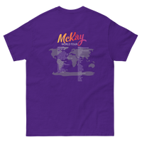 Unisex Classic Tee w/McKaylive Logo and World Tour (Various Colors)