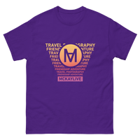 Unisex Classic Tee w/McKaylive Logo and World Tour (Various Colors)