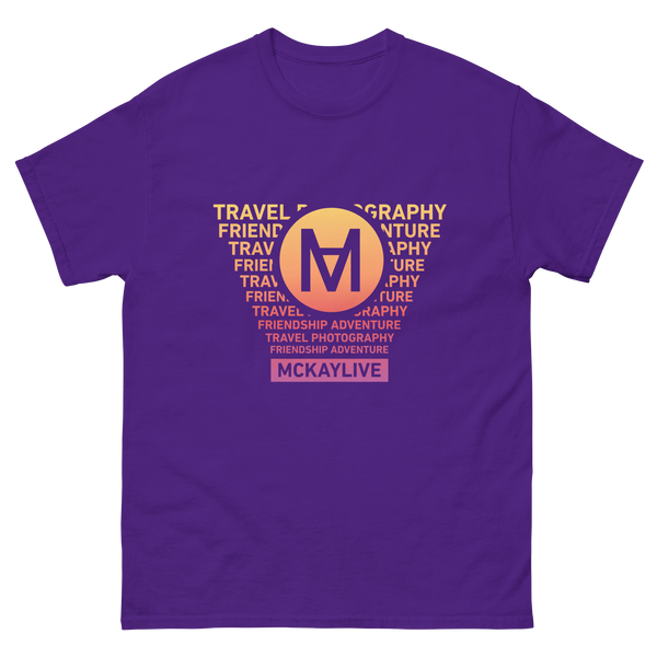 Unisex Classic Tee w/McKaylive Logo and World Tour (Various Colors)