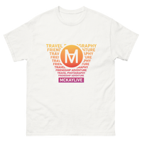 Unisex Classic Tee w/McKaylive Logo and World Tour (Various Colors)