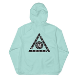 Unisex Lightweight Windbreaker - Printed w Triangle Logo (Various Colors)