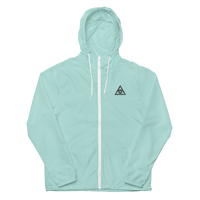 Unisex Lightweight Windbreaker - Printed w Triangle Logo (Various Colors)