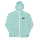 Unisex Lightweight Windbreaker - Printed w Triangle Logo (Various Colors)