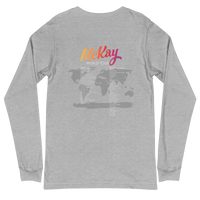 Unisex Long Sleeve Tee w/ McKaylive and World Tour Logo (Various Colors)