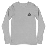 Unisex Long Sleeve Tee w/ Triangle Logo (Various Colors)