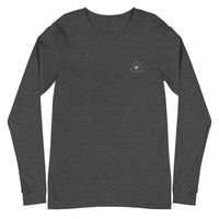 Unisex Long Sleeve Tee w/ Triangle Logo (Various Colors)