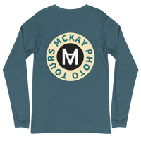 Unisex Long Sleeve Tee w/ Circle Logo (Various Colors)