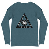 Unisex Long Sleeve Tee w/ Triangle Logo (Various Colors)