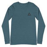 Unisex Long Sleeve Tee w/ Triangle Logo (Various Colors)