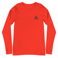 Unisex Long Sleeve Tee w/ Triangle Logo (Various Colors)