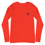 Unisex Long Sleeve Tee w/ Triangle Logo (Various Colors)