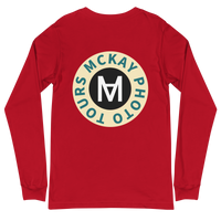 Unisex Long Sleeve Tee w/ Circle Logo (Various Colors)