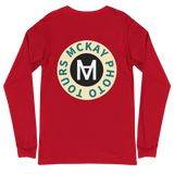 Unisex Long Sleeve Tee w/ Circle Logo (Various Colors)