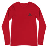 Unisex Long Sleeve Tee w/ Triangle Logo (Various Colors)