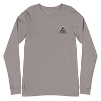 Unisex Long Sleeve Tee w/ Triangle Logo (Various Colors)