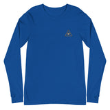 Unisex Long Sleeve Tee w/ Triangle Logo (Various Colors)