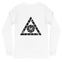 Unisex Long Sleeve Tee w/ Triangle Logo (Various Colors)