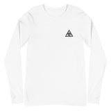 Unisex Long Sleeve Tee w/ Triangle Logo (Various Colors)