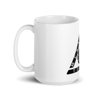 White glossy mug