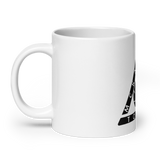 White glossy mug